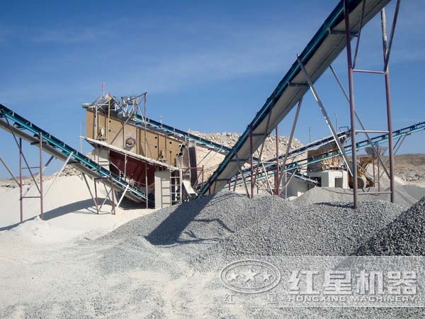 頁巖制砂機(jī)制砂成品效果展示