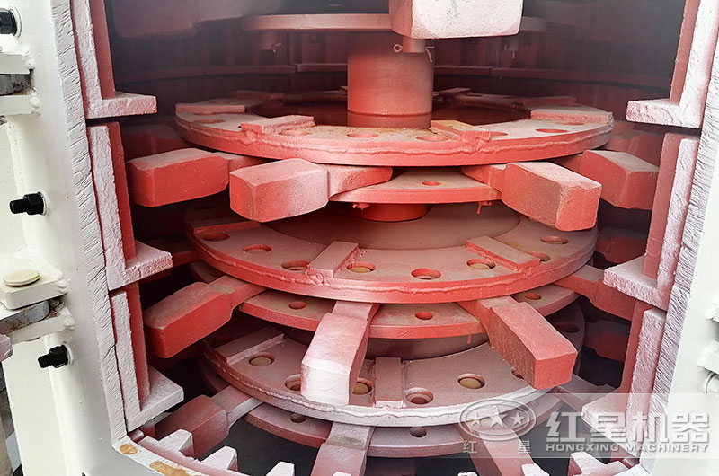 立軸破碎機內(nèi)部實拍圖