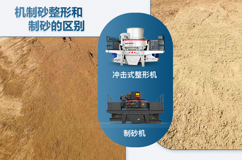 沖擊式整形機(jī)和制砂機(jī)的區(qū)別是什么？