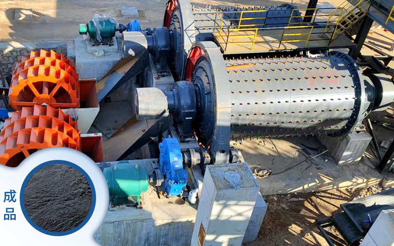 球磨機工作現(xiàn)場圖片