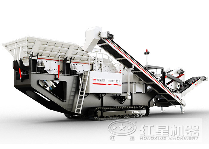 履帶式移動(dòng)破碎機(jī)——履帶液壓驅(qū)動(dòng)，一體化作業(yè)效率更高