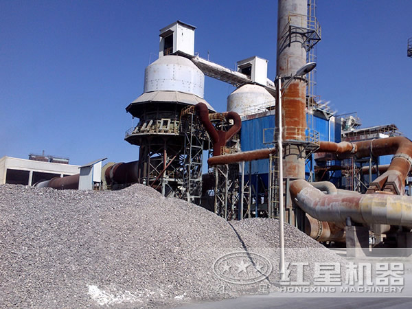 白云石回轉(zhuǎn)窯生產(chǎn)工藝客戶現(xiàn)場(chǎng)