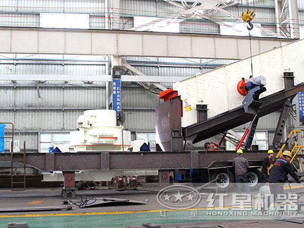 水泥路面破碎機(jī)配機(jī)組裝車(chē)間