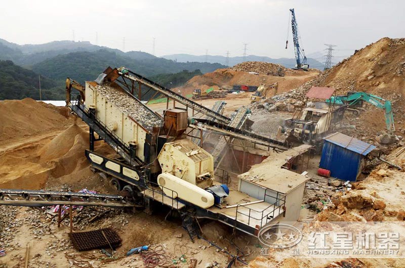 移動反擊破作業現場