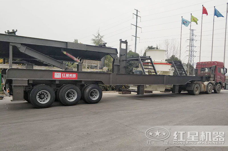 移動破碎制沙一體機發(fā)貨中