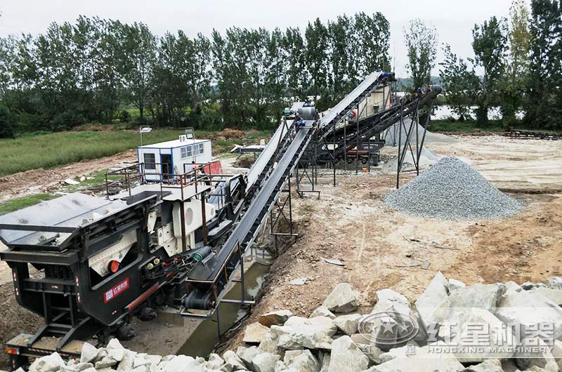 碎石廠生產(chǎn)現(xiàn)場