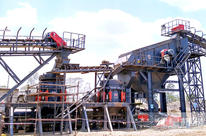 固定花崗巖石子生產線生產現場