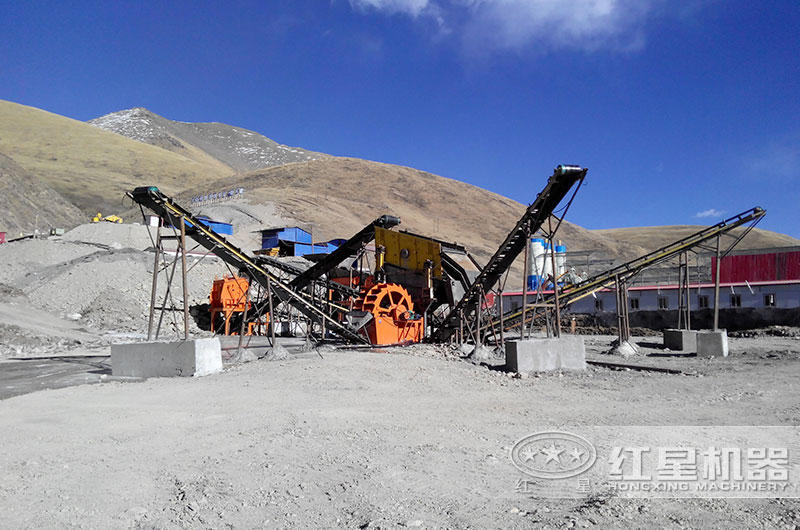 清洗麻古石沙子用什么機(jī)器好？時(shí)產(chǎn)多少？