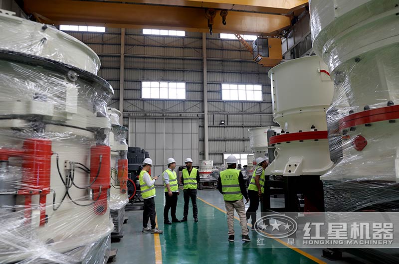 時產1000噸破碎機生產線的設備布置圖，附現場生產視頻