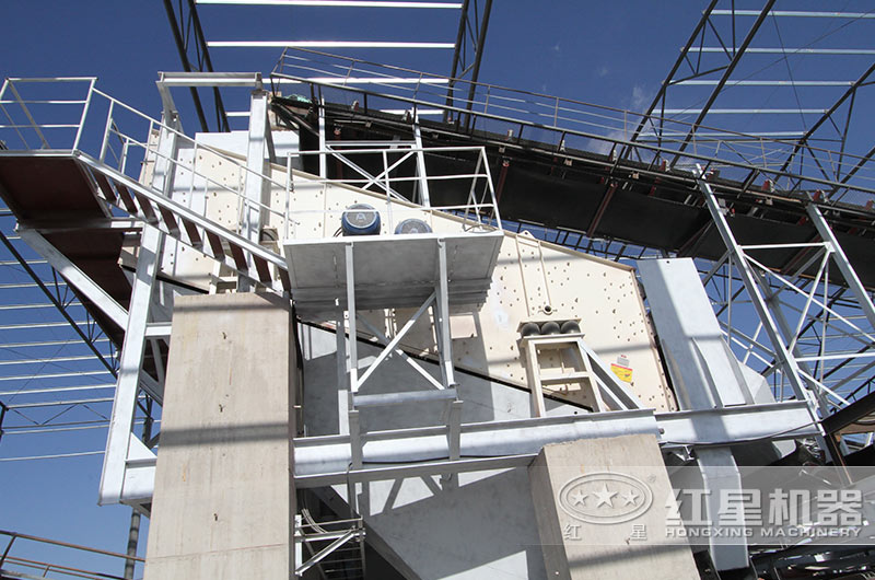 客戶振動篩工作現場