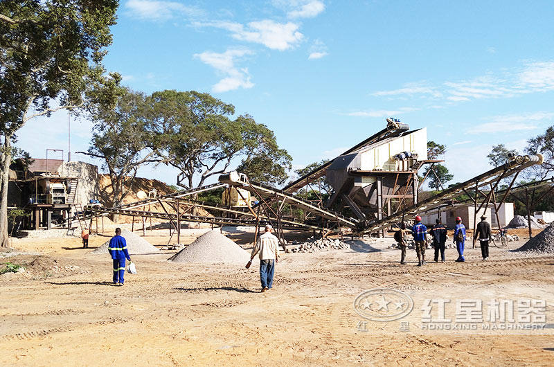 處理花崗巖邊角料用哪種破碎設備？有沒有生產視頻？