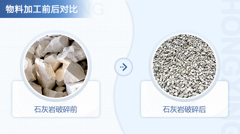 處理石灰?guī)r的日產(chǎn)500方砂石生產(chǎn)線機(jī)器怎樣配？