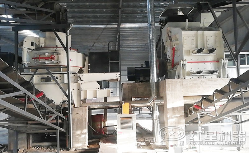 制砂機生產(chǎn)現(xiàn)場